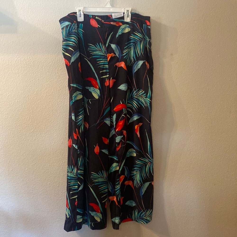 NWT Liz Clairborne Hawaiian print sheet pants size PXL